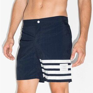 Thom Browne 4 bar solid Tech Swim Short